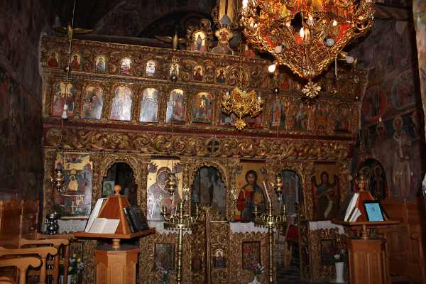 Το ξυλόγλυπτο τέμπλο της Κάτω Μονής Δίβρης