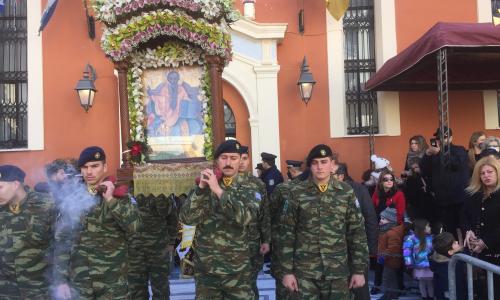 ΠΟΛΥΑΡΧΙΕΡΑΤΙΚΉ ΘΕΙΑ ΛΕΙΡΟΥΡΓΊΑ ΣΤΟΝ Ι.Ν. ΤΗΣ ΑΓΙΑΣ ΚΥΡΙΚΗΣ ΠΛΗΘΟΣ ΠΙΣΤΩΝ 